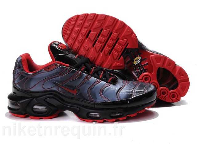 Air Tn Noir Chaussures Rouges